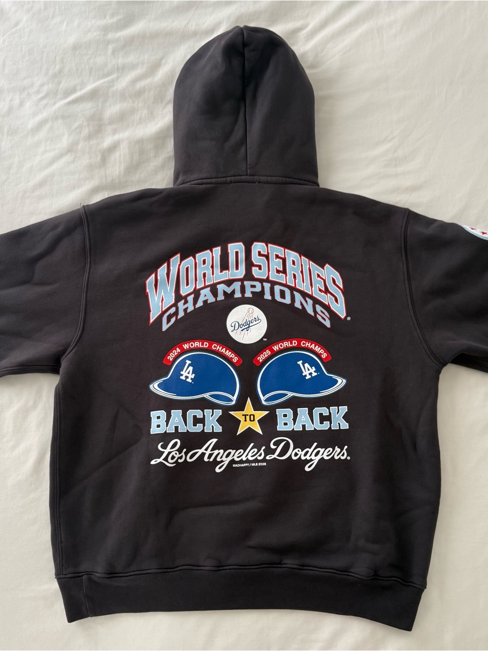 Madhappy LA Dodgers Back To Back World Series Fleece Hoodie